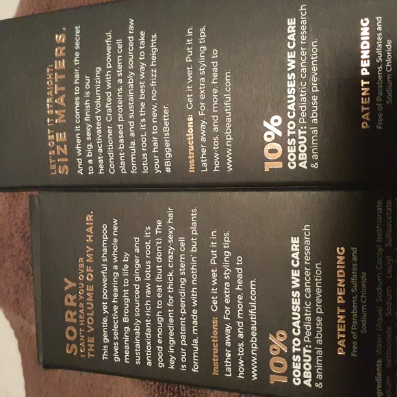 N:P  beautiful volumizing shampoo & conditioner set - Picture 4 of 5